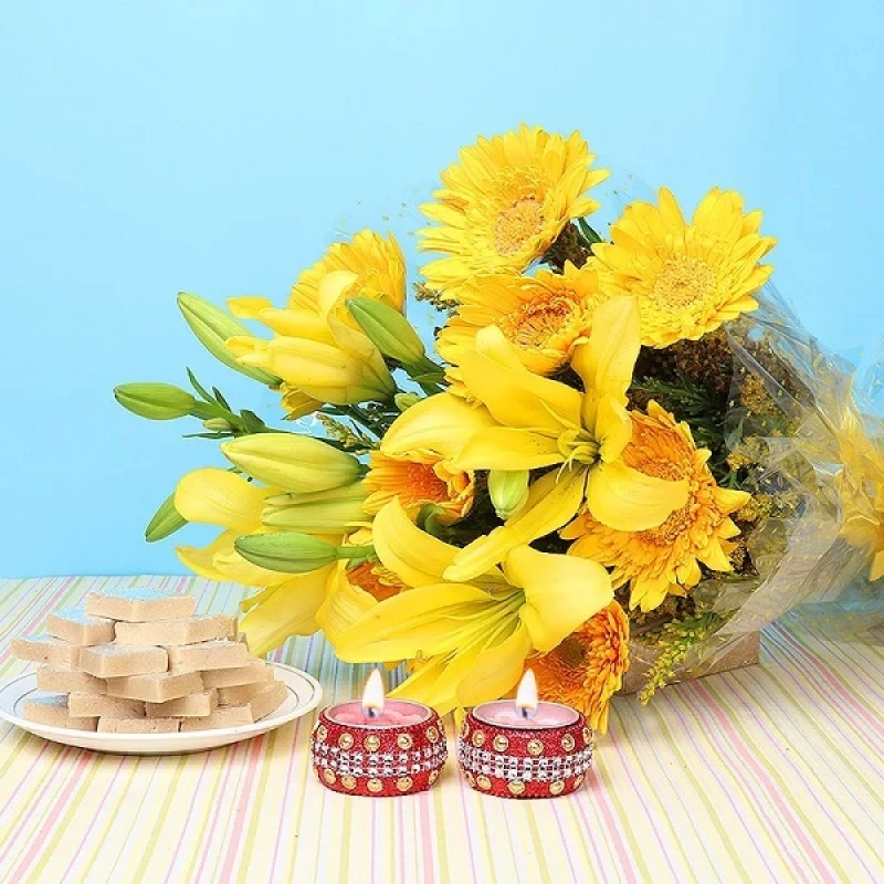 Lilies and Kaju Katli