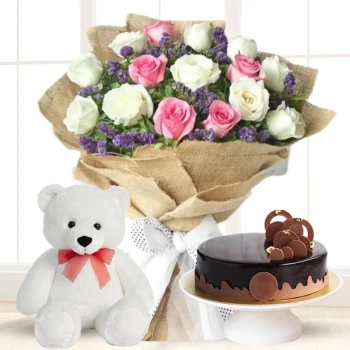 Flowers,Cakes & Teddy