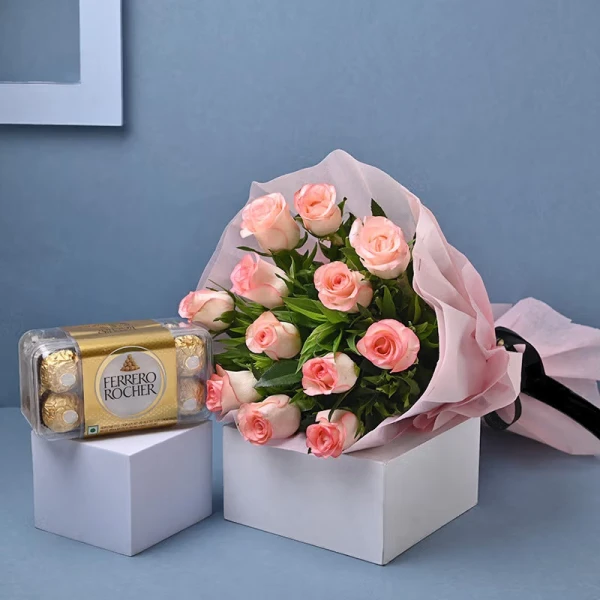 Pink Serenity With Ferrero Rocher