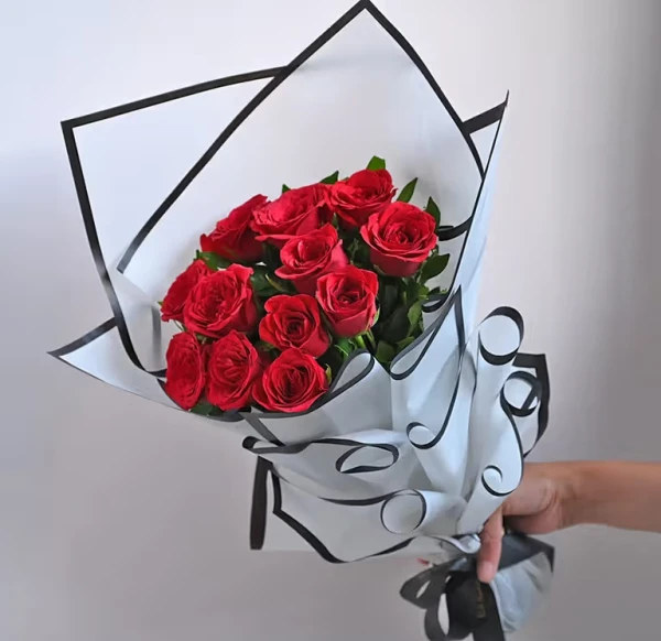 Whispers Of Affection Pink Roses Bouquet